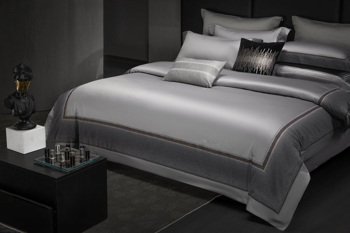 Kate Pima Cotton Bedding — Glacier Grey — view 5