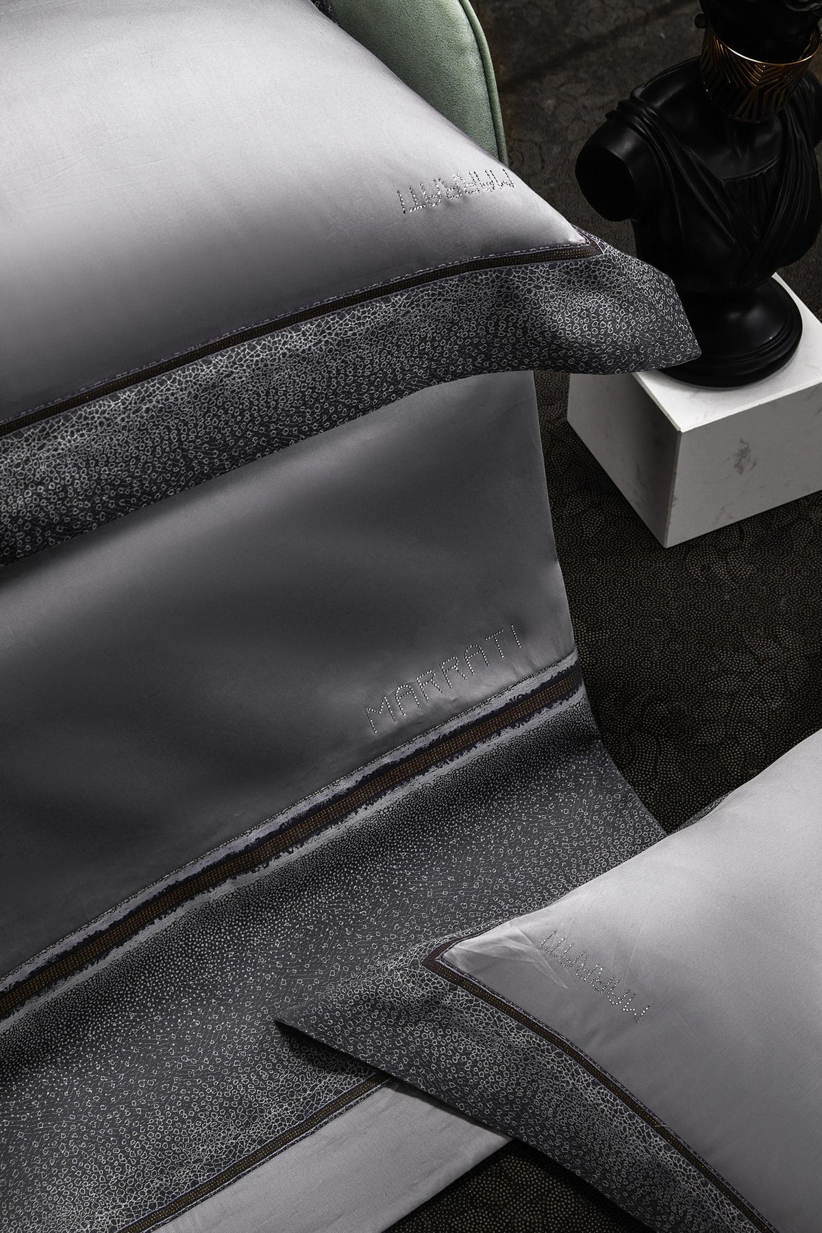 Kate Pima Cotton Bedding — Glacier Grey — view 9