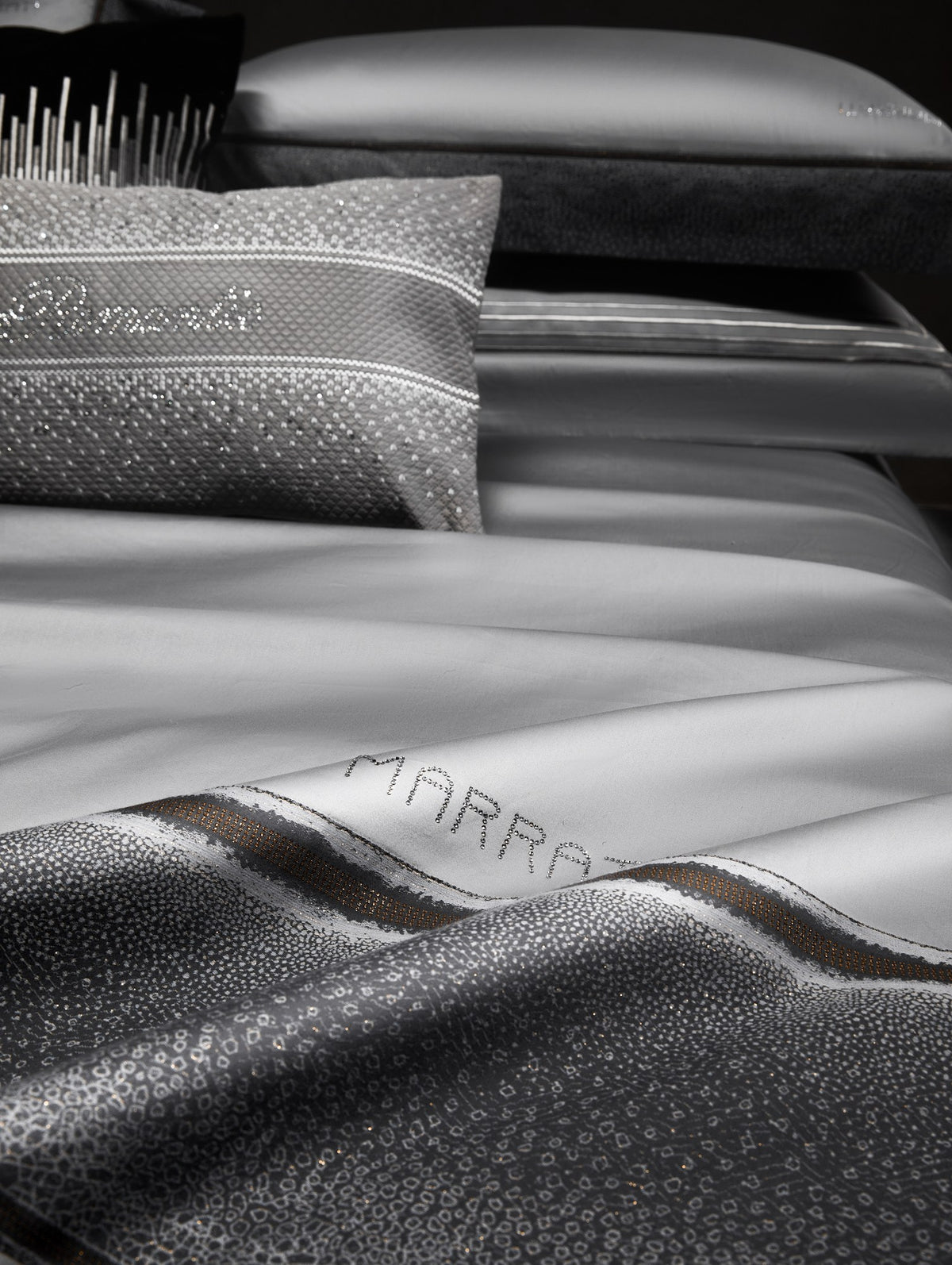 Kate Pima Cotton Bedding — Glacier Grey — view 13