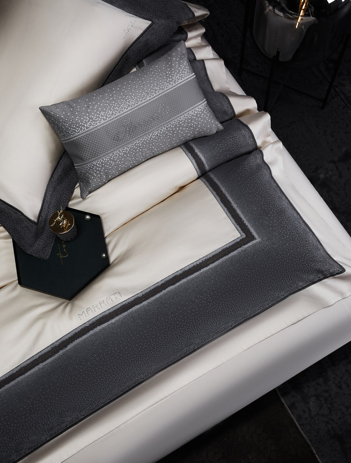 Kate Pima Cotton Bedding — Milk White — view 48
