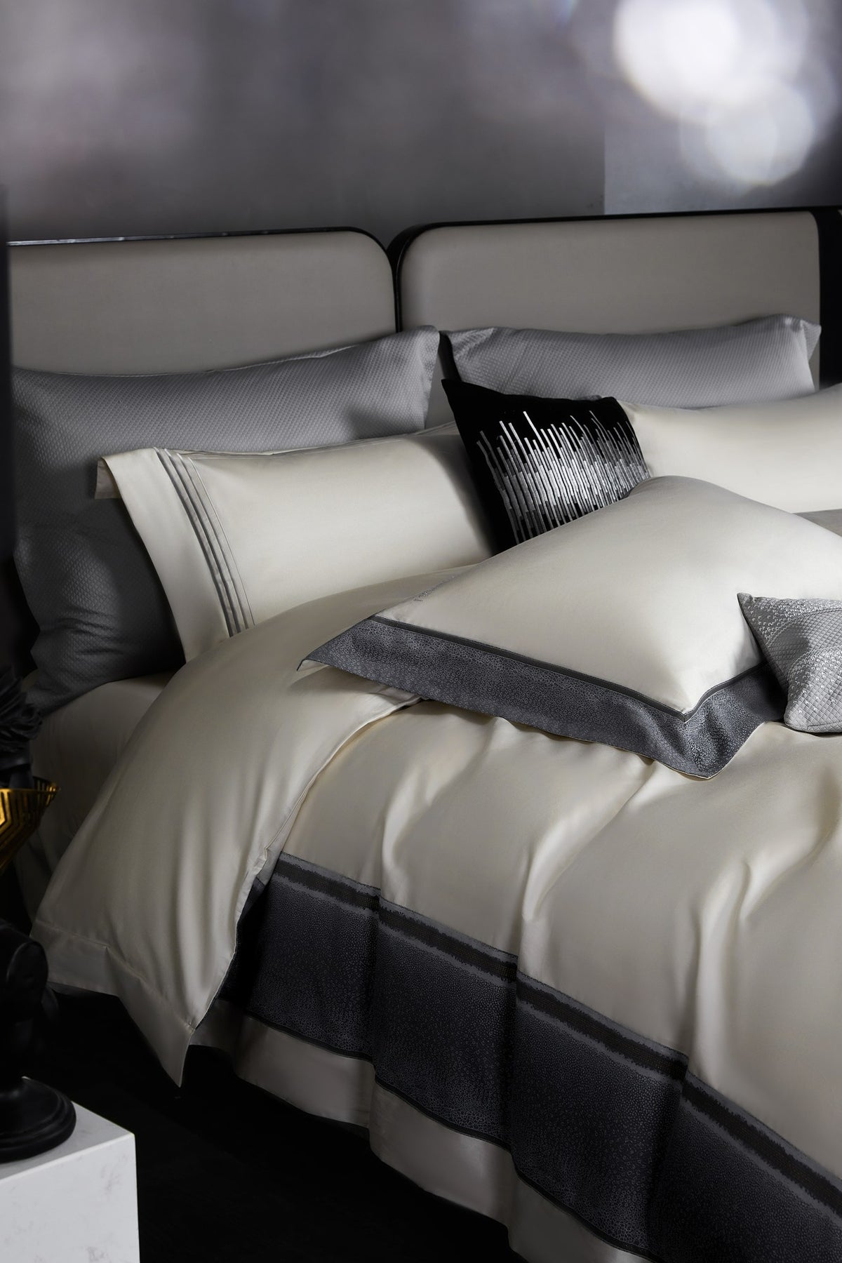 Kate Pima Cotton Bedding — Milk White — view 50