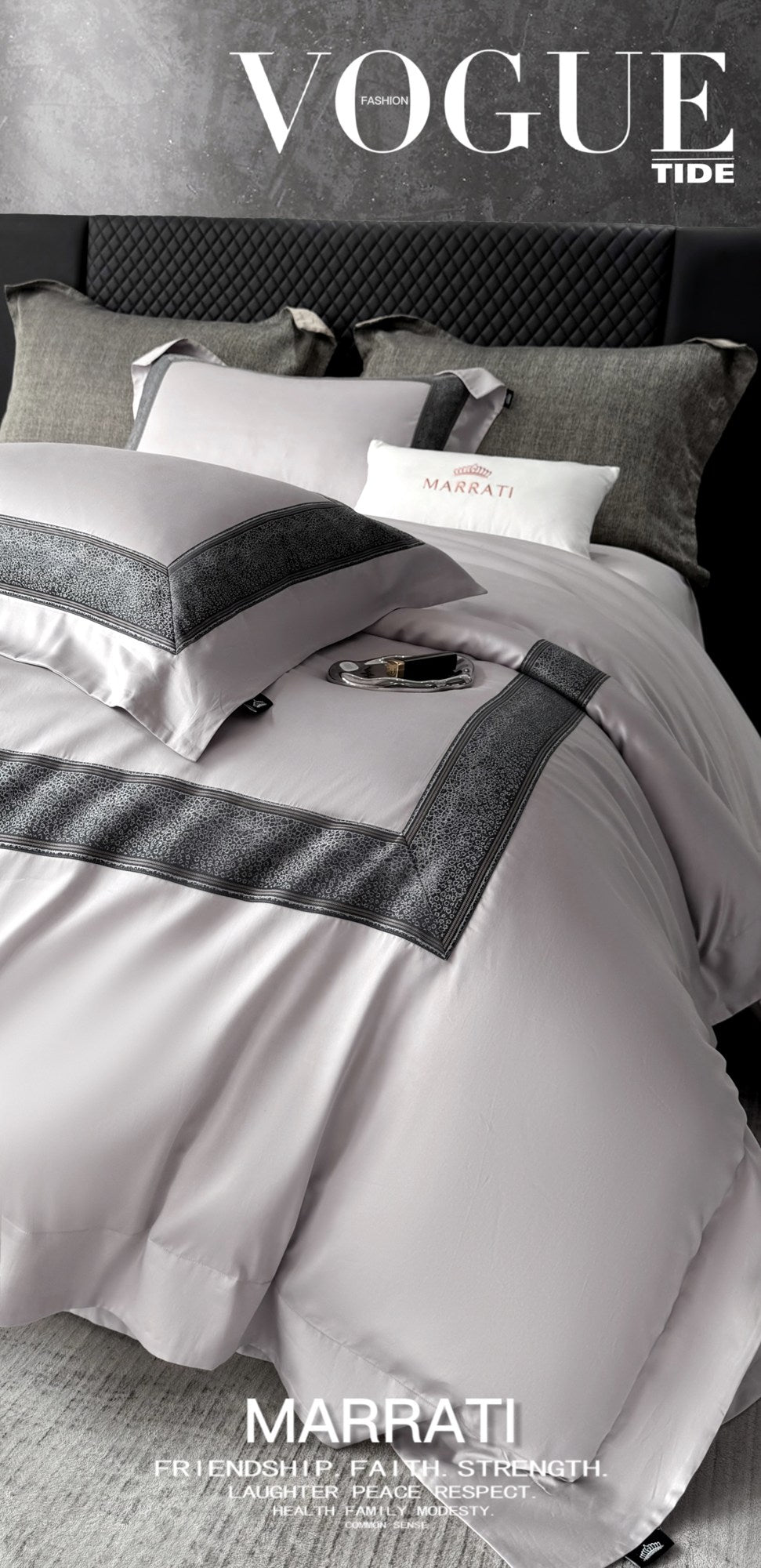Champs Pima Cotton Bedding — Wisteria Pink — view 29