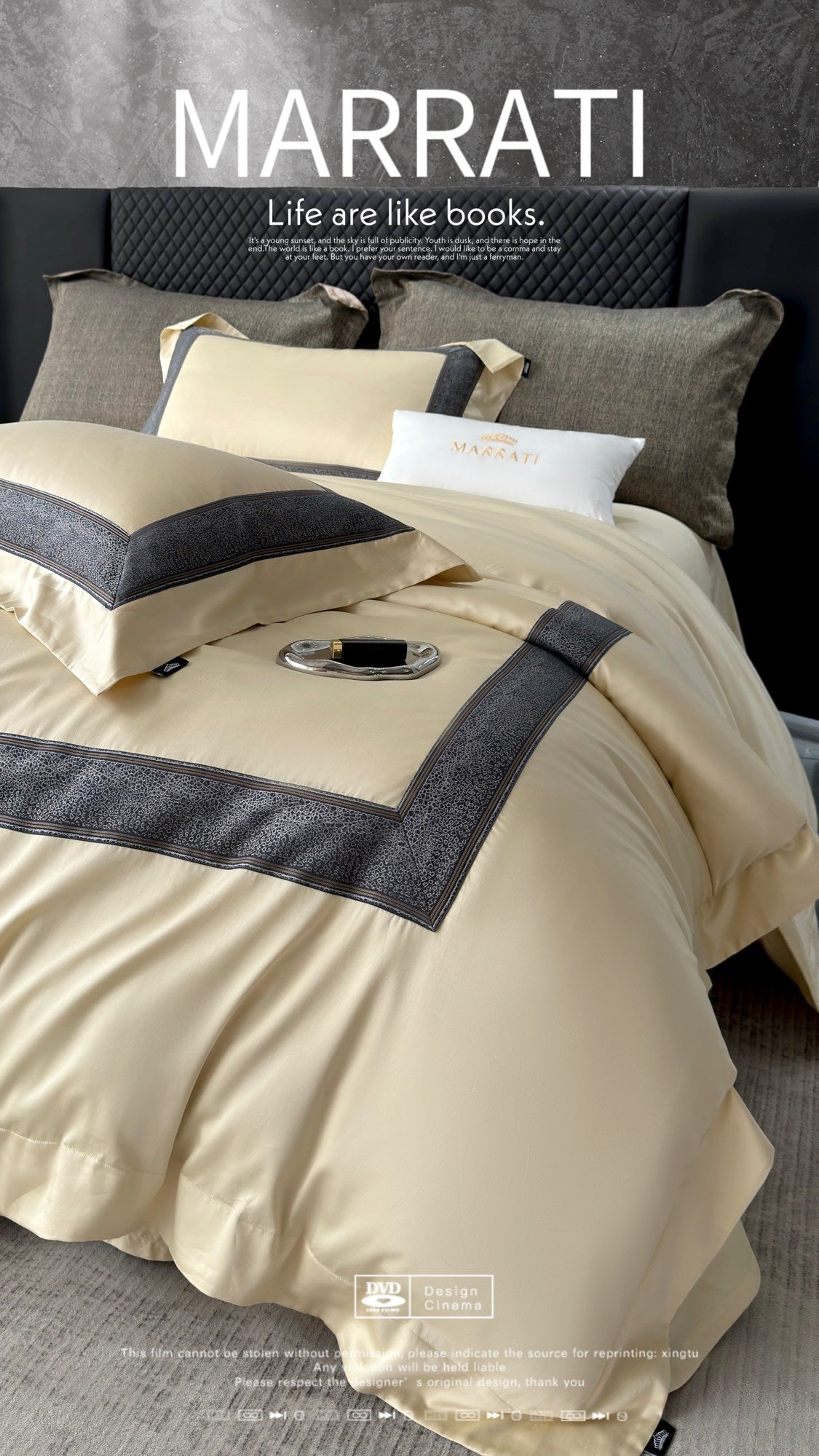Champs Pima Cotton Bedding — Sunshine Gold — view 45
