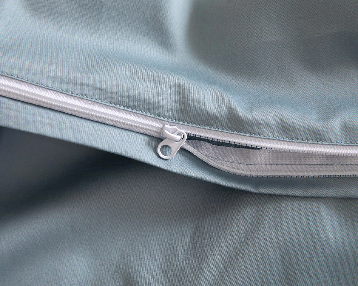 Beneath the Camellia Bedding — Fresh Blue — view 9