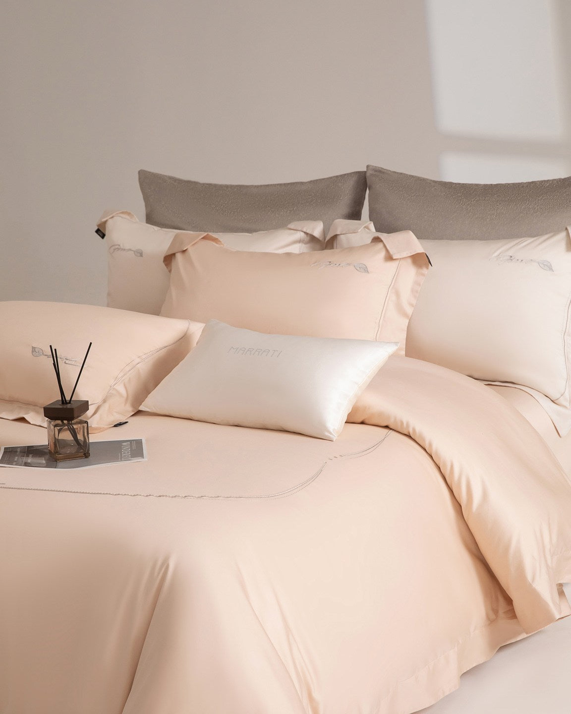 Beneath the Camellia Bedding — Silver Pink — view 24