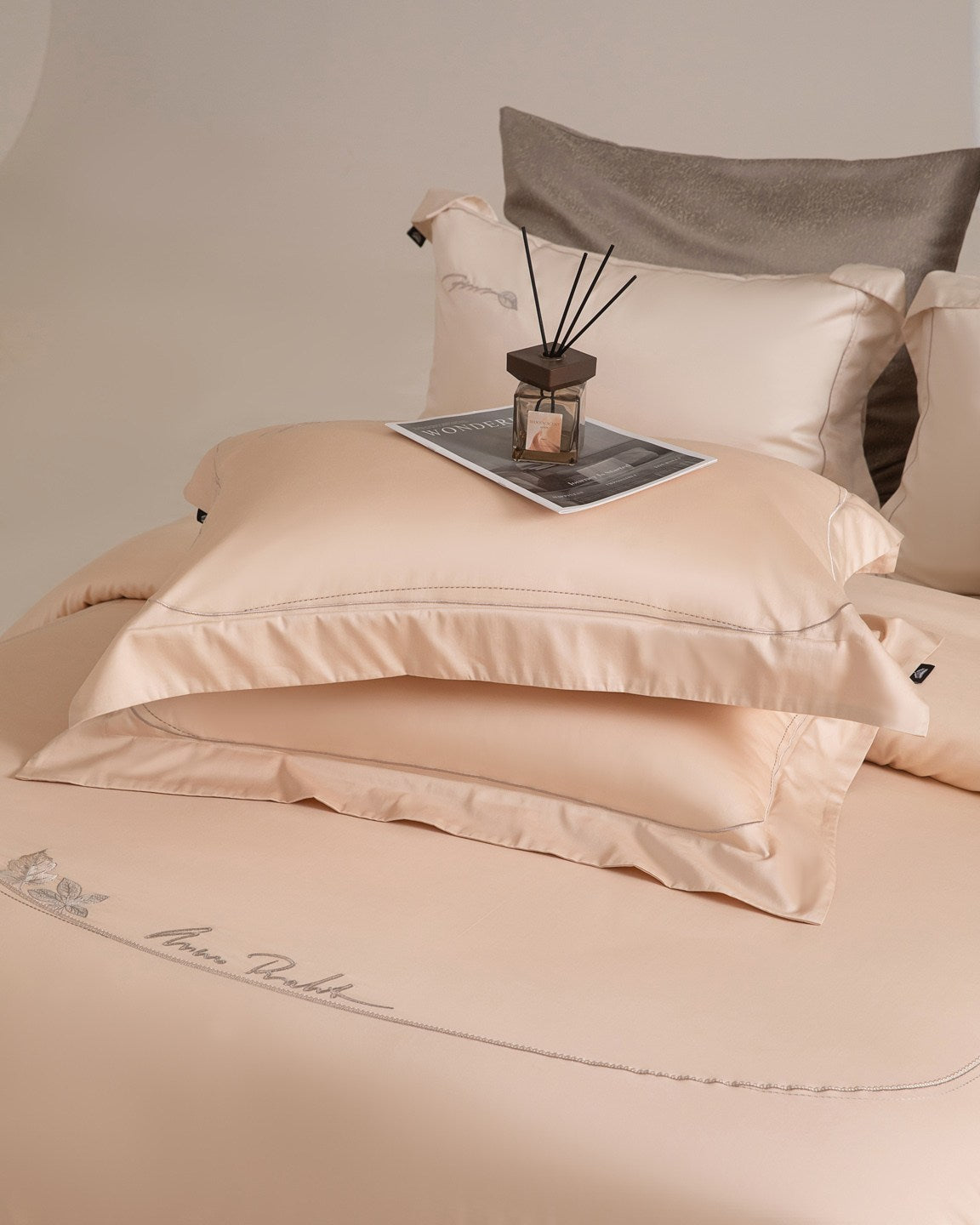 Beneath the Camellia Bedding — Silver Pink — view 28