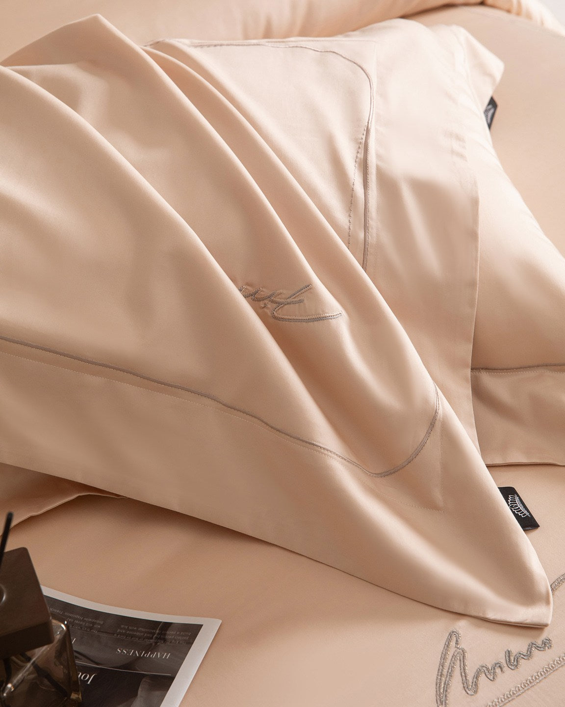Beneath the Camellia Bedding — Silver Pink — view 29