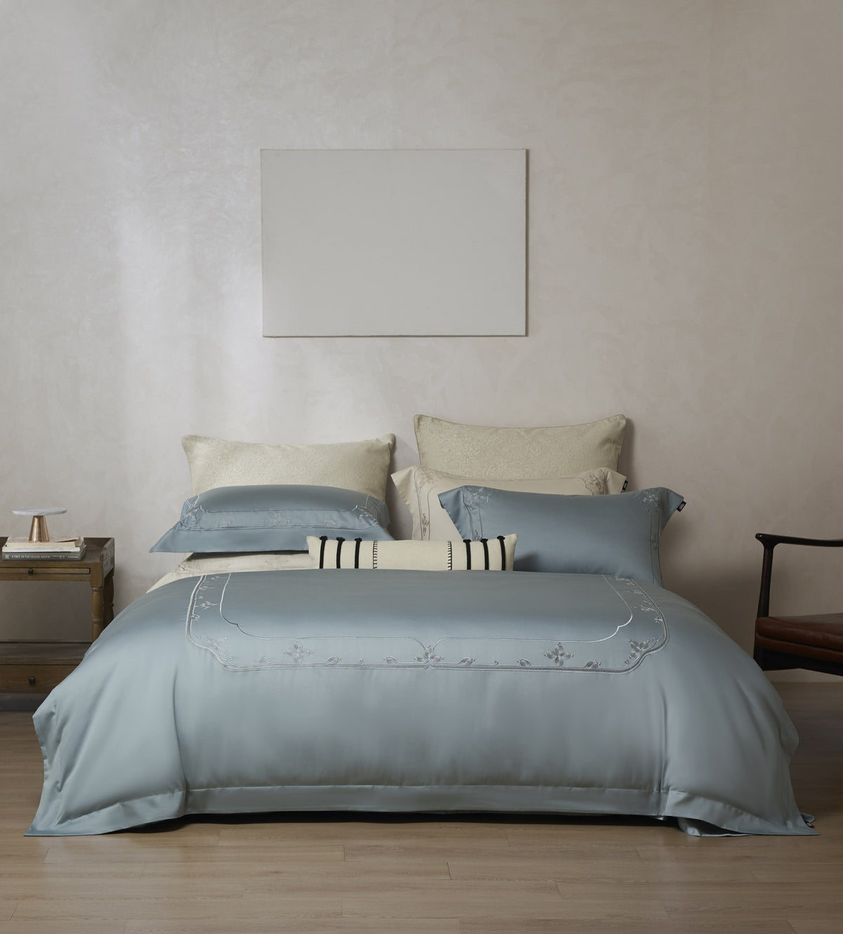 Oriental Elegance Bedding — Fresh Blue — view 10