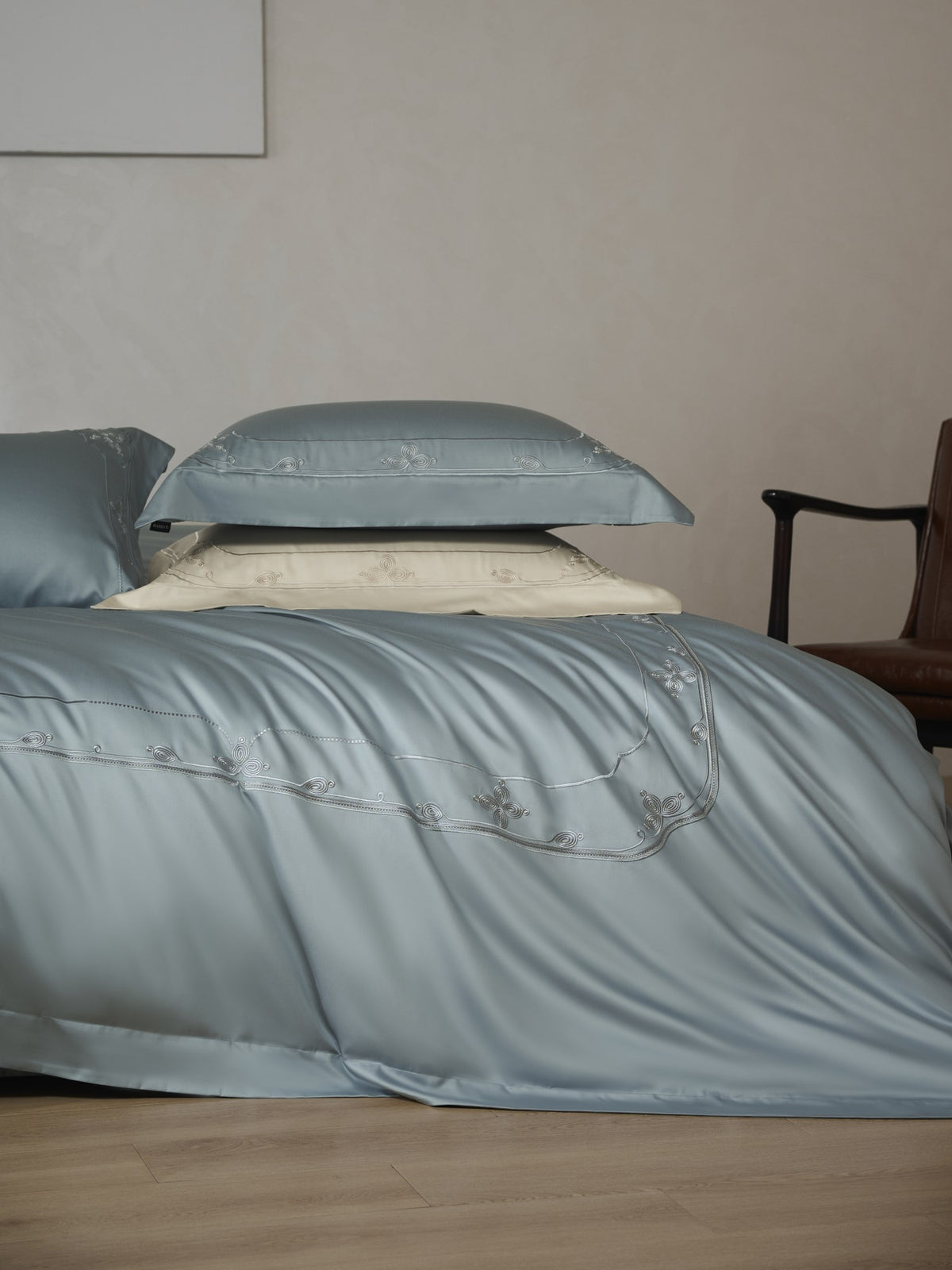 Oriental Elegance Bedding — Fresh Blue — view 13