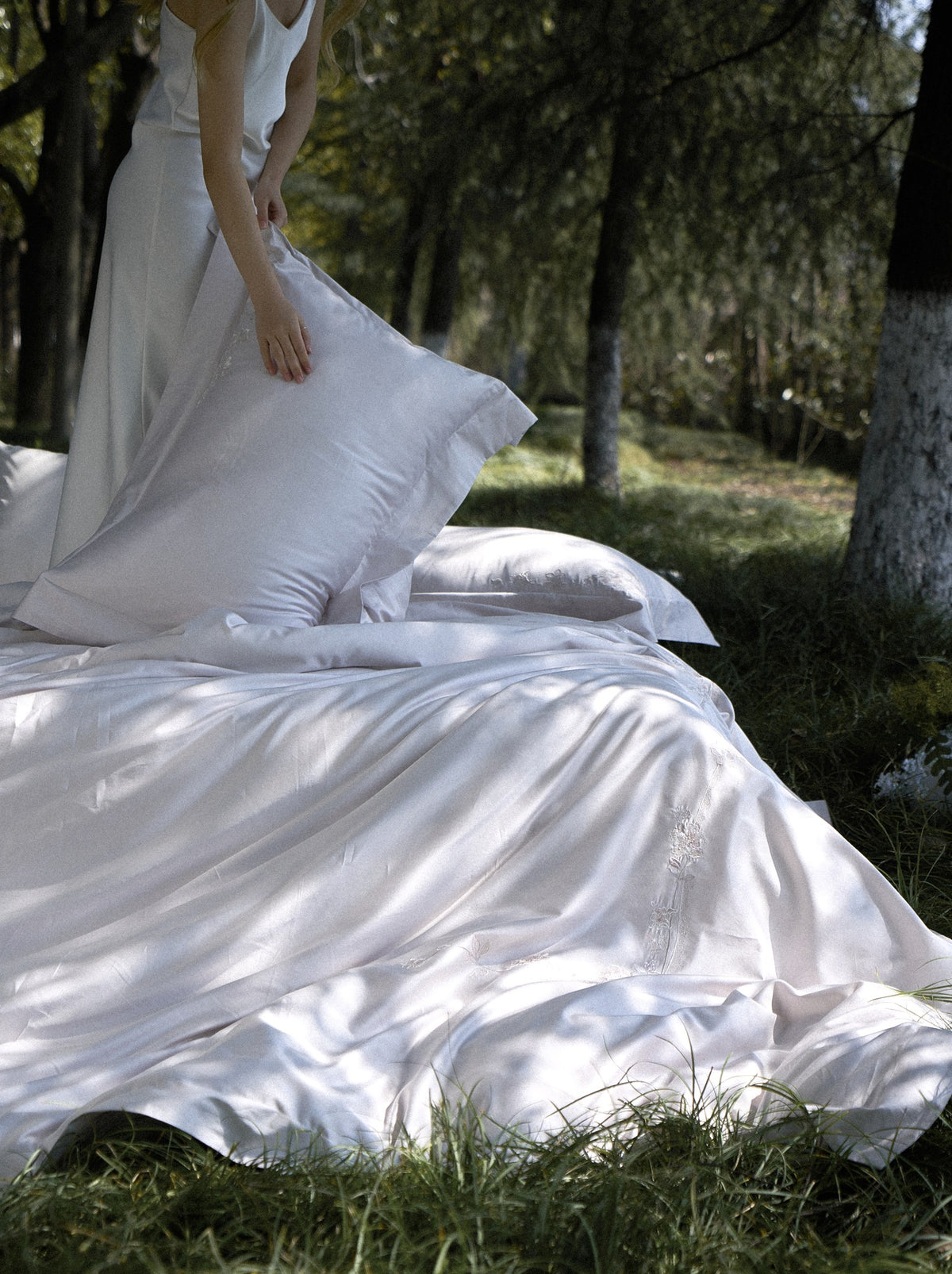 Floral Flourish Bedding — Grey Lavender — view 15