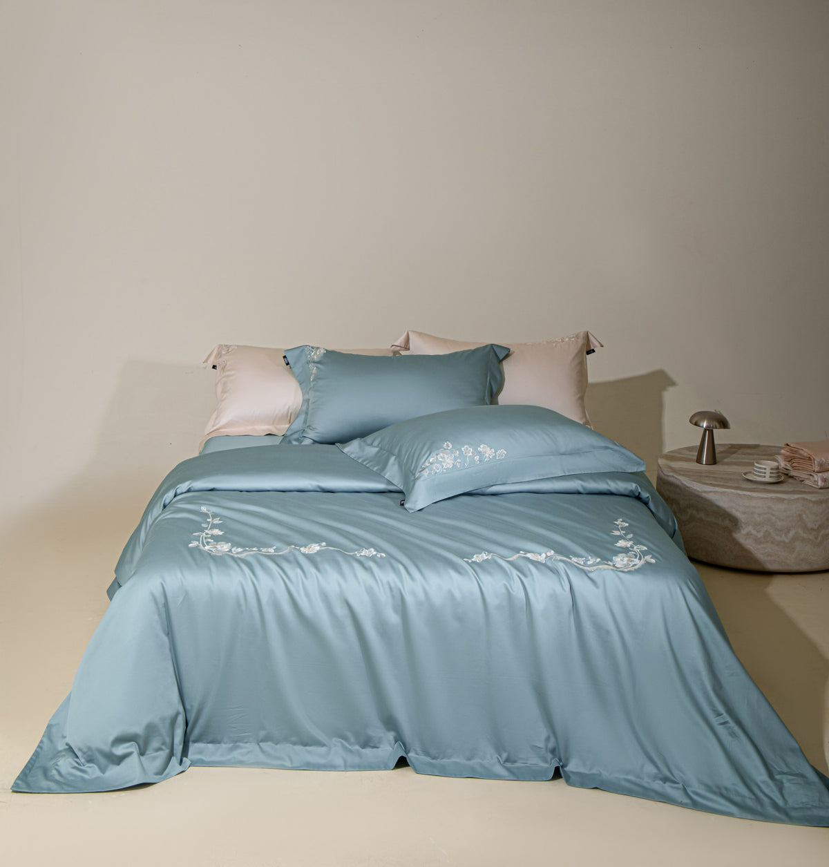 Floral Flourish Bedding — Fresh Blue — view 22