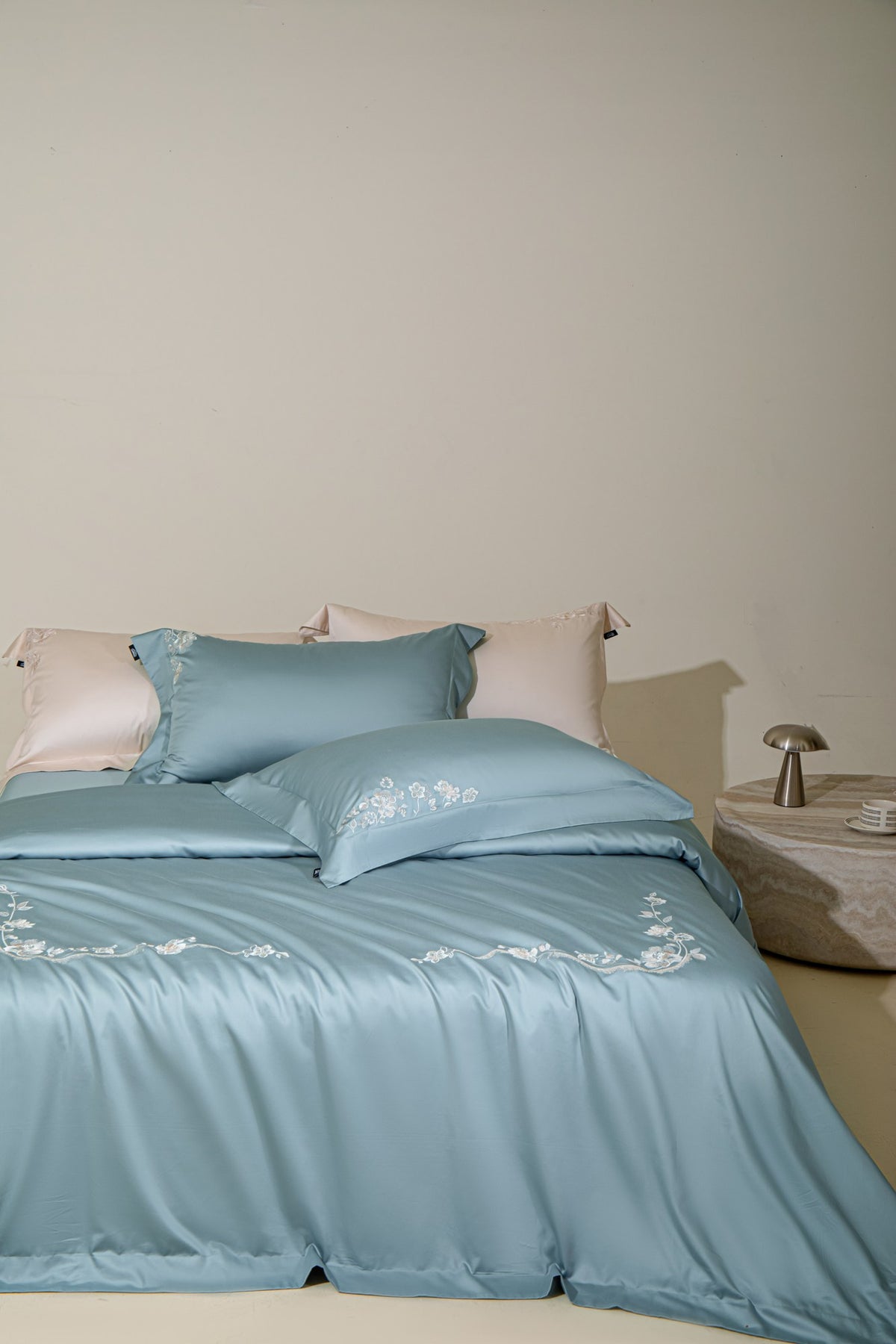 Floral Flourish Bedding — Fresh Blue — view 23