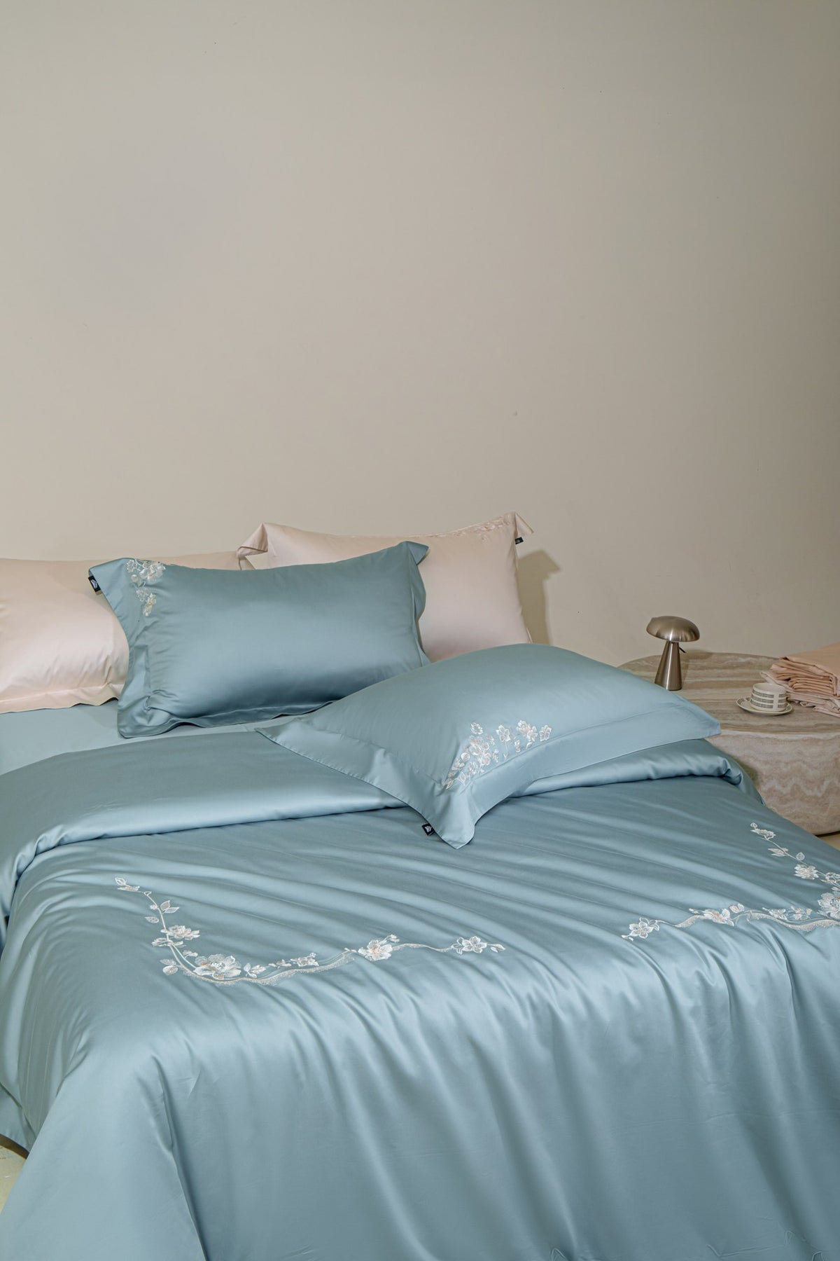 Floral Flourish Bedding — Fresh Blue — view 24