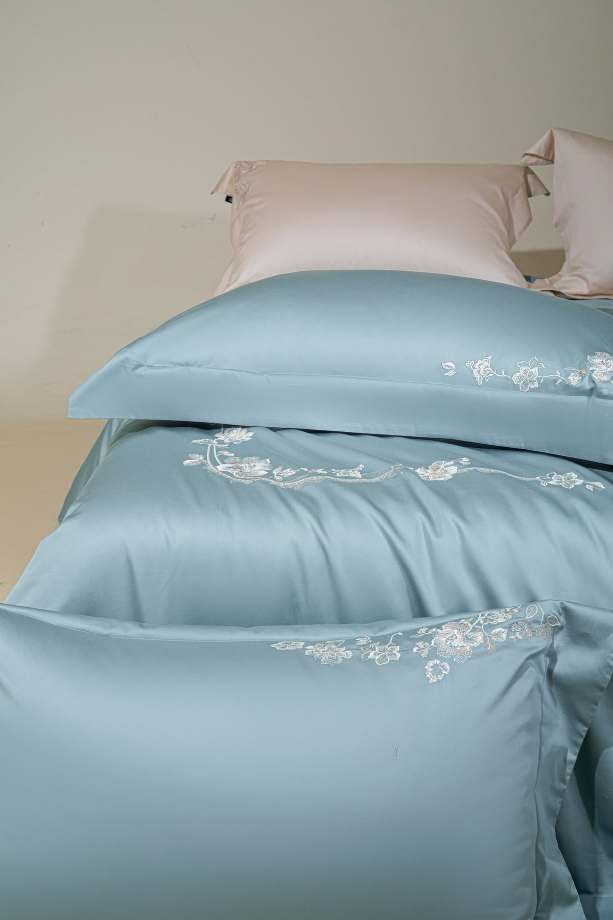 Floral Flourish Bedding — Fresh Blue — view 25