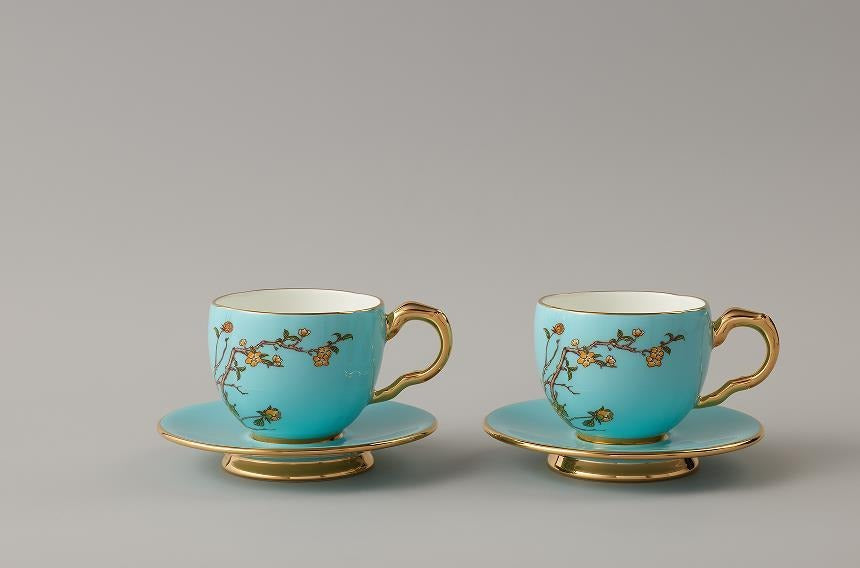 West Lake Blue Cup & Saucer Pair - 150 ml