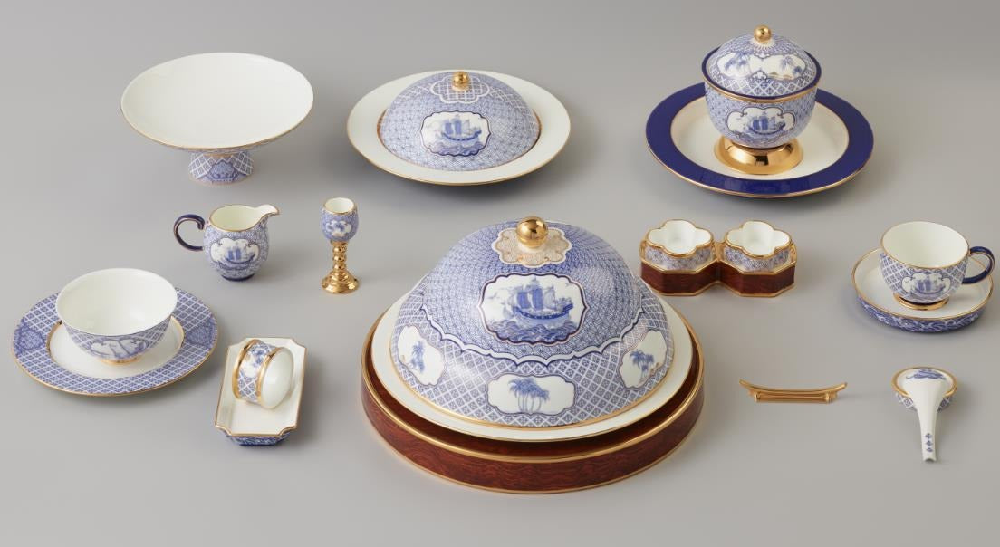 Four Seas Harmony Dinnerware Set - 24 Pieces