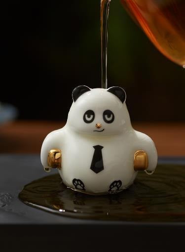 Relaxing Panda Figurine - 55 mm