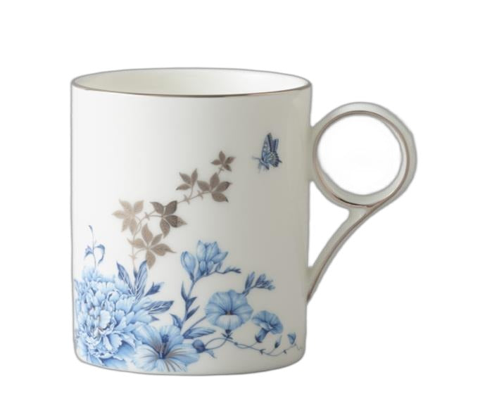Platinum Blue & White Mug - 350 ml
